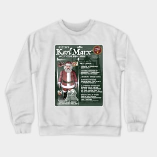 Festive Karl Marx Action Figure Crewneck Sweatshirt
